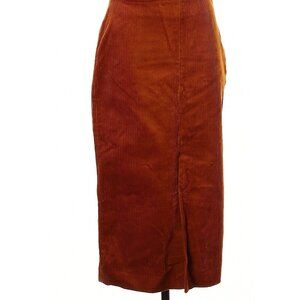 & Other Stories Cord Midi Skirt Size 6 / Medium
